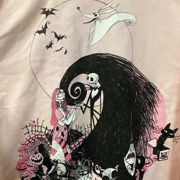 Disney The Nightmare Before Christmas Graphic Crewneck Sweatshirt Small - Picture 2 of 4